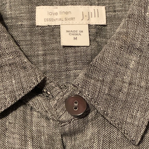 J. Jill Button Down Blouse Size Medium - Picture 4 of 5
